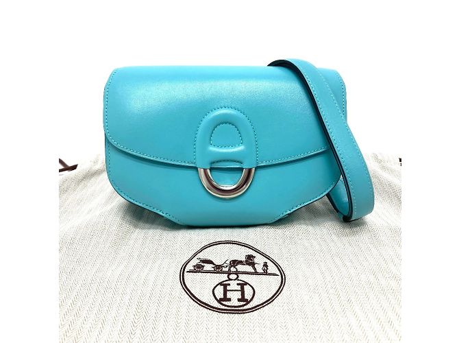 Borsa a mano 2 in 1 Hermès Mini Cherche Midi Blu - vista 12
