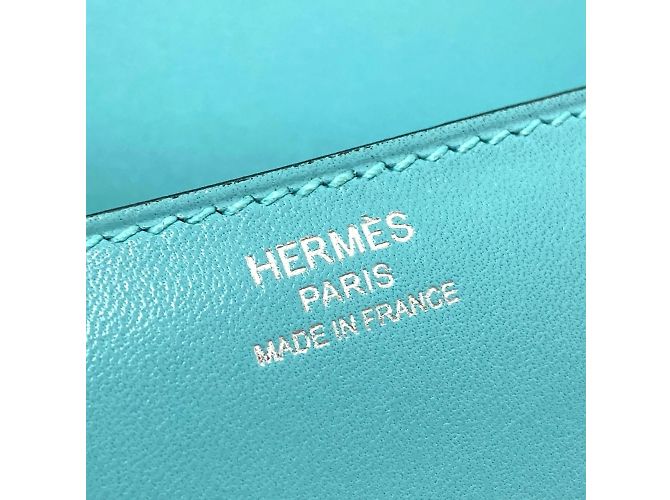 Borsa a mano 2 in 1 Hermès Mini Cherche Midi Blu - vista 8