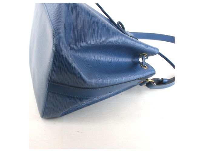 Noe Bolsa de Ombro Petit Noé Louis Vuitton Azul - vista 3