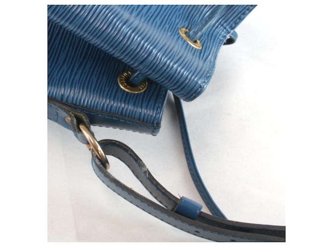Noe Bolsa de Ombro Petit Noé Louis Vuitton Azul - vista 6