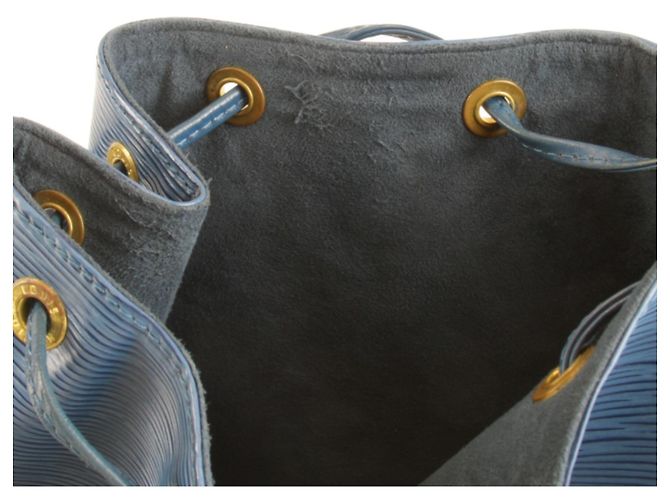 Noe Bolsa de Ombro Petit Noé Louis Vuitton Azul - vista 8
