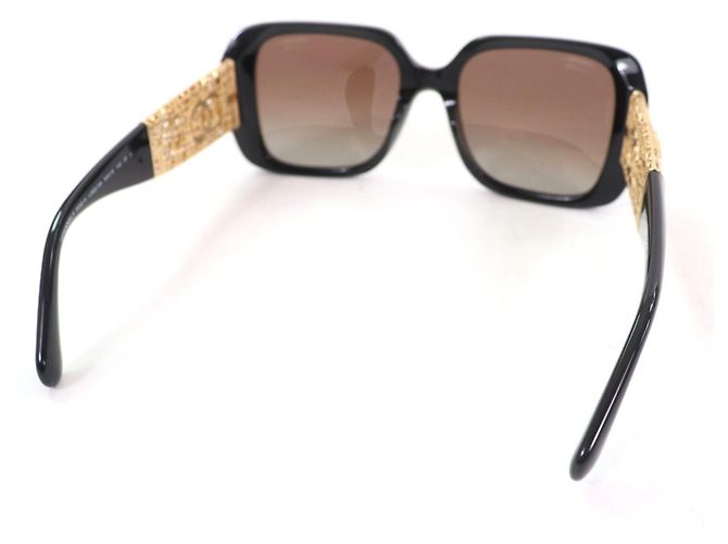 Gafas de sol cuadradas COCO Mark de Chanel Negro - vista 4