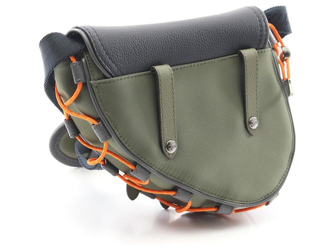 Saddle Dior Sacai Mini Borsa Sella in Pelle - vista 2