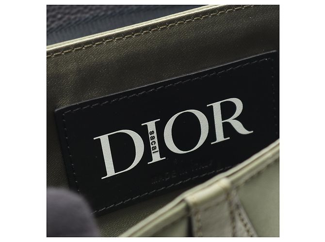 Saddle Dior Sacai Mini Borsa Sella in Pelle - vista 3