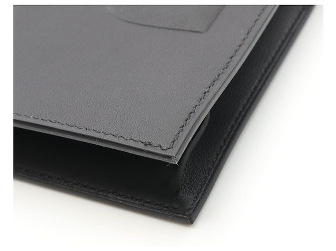 Clutch Birkin Shadow de couro da Hermès Preto - vista 7