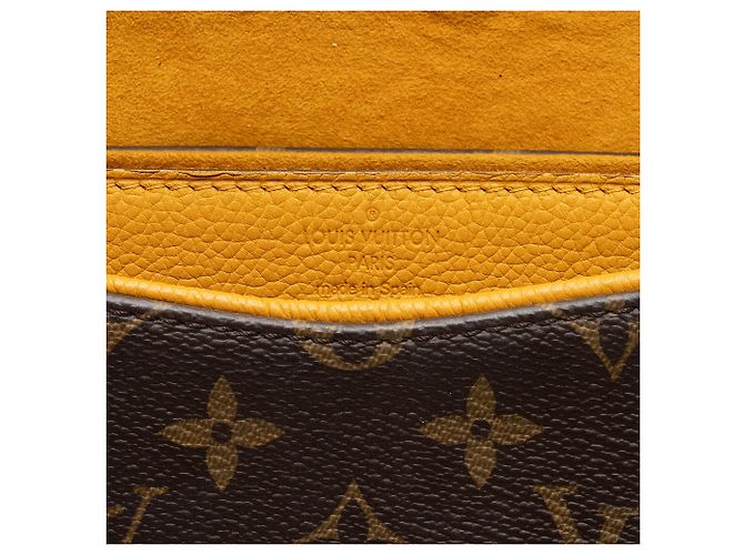 Borsa a spalla Pallas in tela Monogram Louis Vuitton Marrone - vista 8