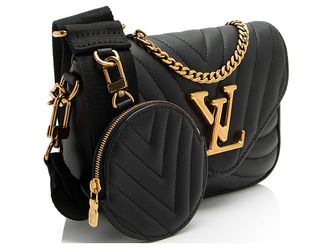 Multi Pochette Multi-Pochette Accessoires New Wave in pelle di vitello Louis Vuitton Nero - vista 2