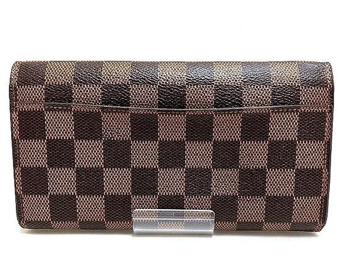 Portafoglio Sarah Damier Louis Vuitton Marrone - vista 9