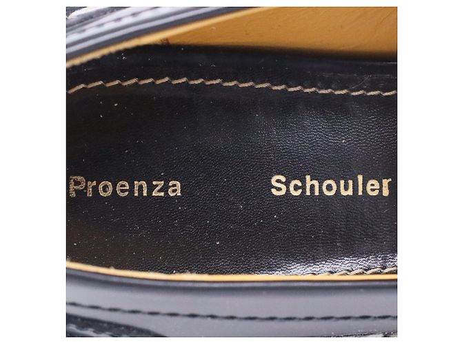 Mocassini con suola spessa Proenza Schouler in pelle nera - vista 6