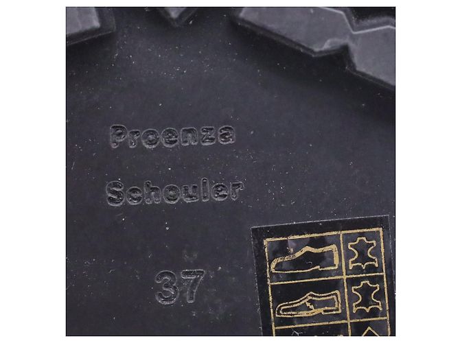 Mocassini con suola spessa Proenza Schouler in pelle nera - vista 8