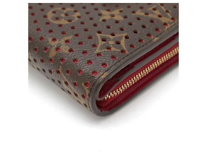 Portafoglio compatto con zip Monogram Perfo Louis Vuitton Rosa - vista 3