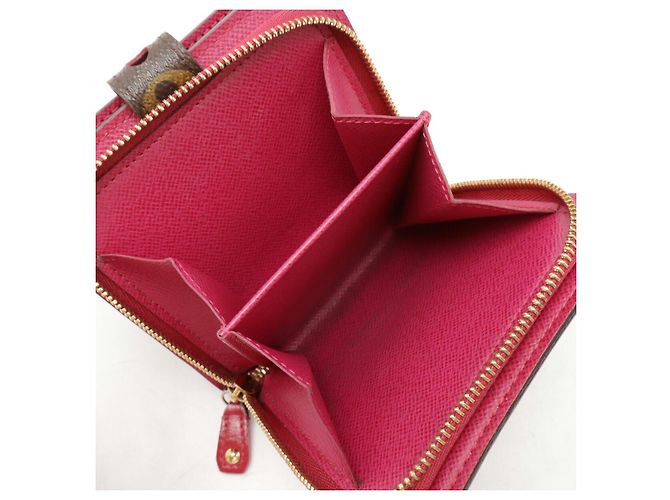 Portafoglio compatto con zip Monogram Perfo Louis Vuitton Rosa - vista 8