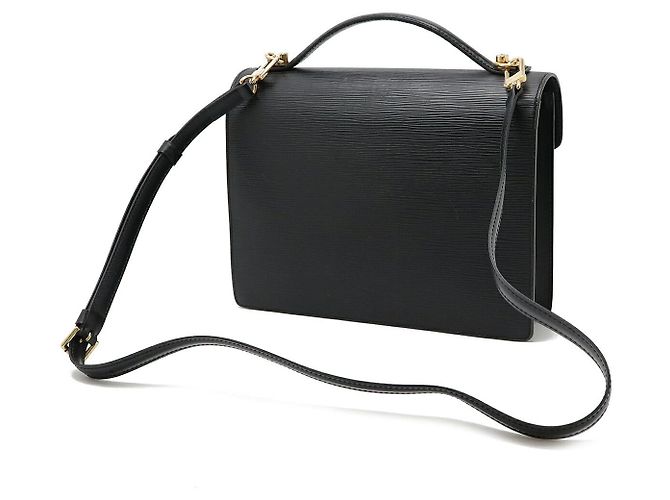 Bolsa Monceau Epi Louis Vuitton Preto - vista 2