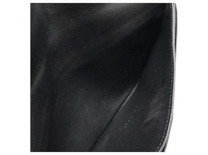 Portafoglio bifold lungo Dogon in pelle nera Hermès Nero - vista 5
