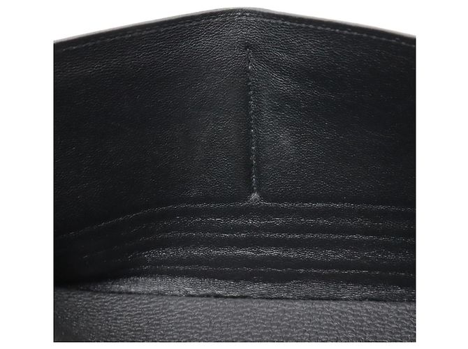 Portafoglio bifold lungo Dogon in pelle nera Hermès Nero - vista 6