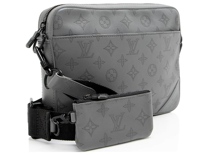Louis Vuitton Monogram Shadow Duo Messenger Grau - Ansicht 2