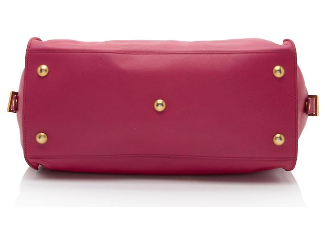 Saint Laurent Klassische Cabas Y Medium Tote aus Kalbsleder Pink - Ansicht 4