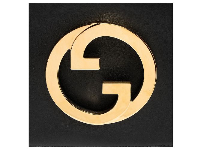 Borsa a Spalla Piccola Blondie in Pelle Gucci Nero - vista 9