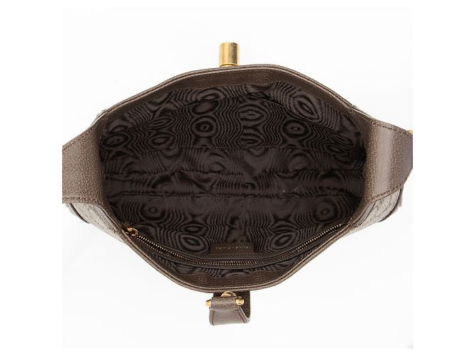 Gucci x Balenciaga BB Supreme Il Progetto Hacker Borsa a Spalla Jackie Piccola Marrone Beige - vista 7