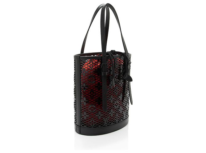 Bucket Borsa a secchiello PM in pelle di vitello Monogram Louis Vuitton Nero - vista 2