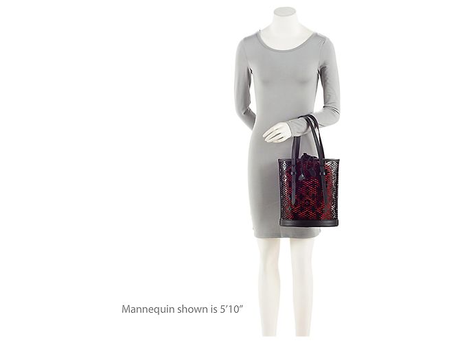 Bucket Borsa a secchiello PM in pelle di vitello Monogram Louis Vuitton Nero - vista 5