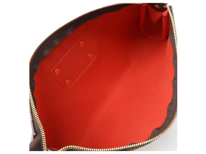 Clutch Eva Damier Louis Vuitton Marrone - vista 8