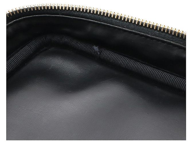 Pochette cosmetica Vanity Bag in caviar Chanel nera Nero - vista 8