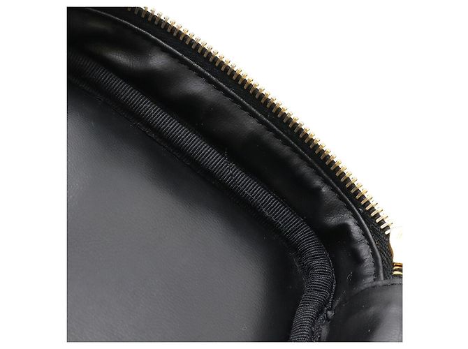Pochette cosmetica Vanity Bag in caviar Chanel nera Nero - vista 9