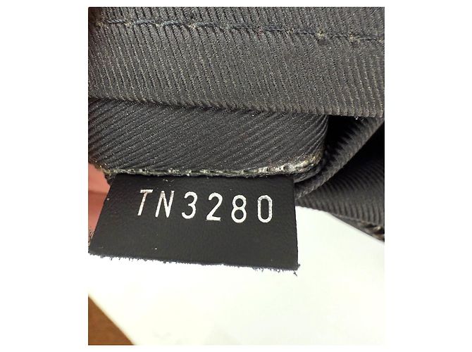 Pochette Clutch Bag Louis Vuitton Monogram Eclipse Nero Discovery GM - vista 6