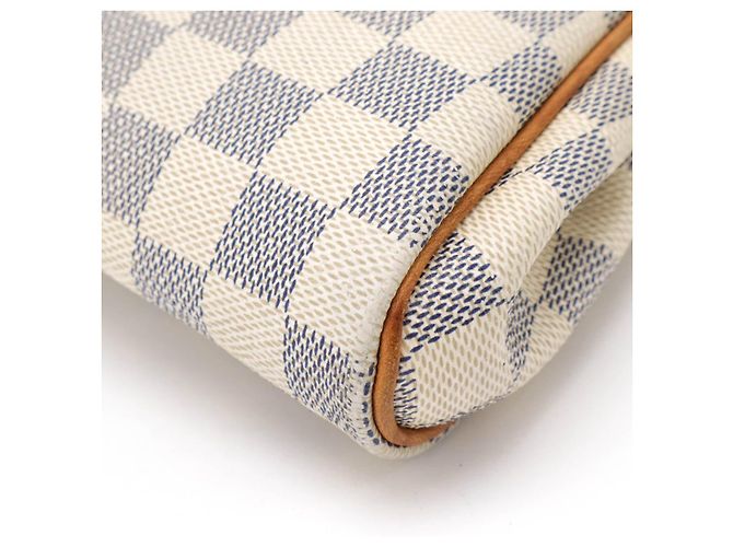 Louis Vuitton Damier Azur Eva Clutch Weiß - Ansicht 3