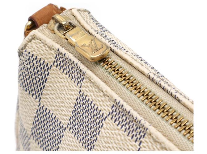 Louis Vuitton Damier Azur Eva Clutch Weiß - Ansicht 5