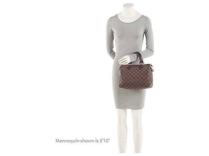 Louis Vuitton Damier Ebene Speedy 25 Tasche Braun - Ansicht 5