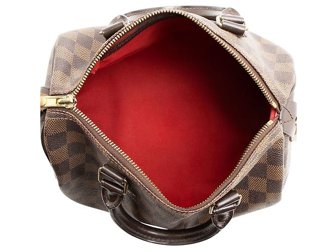 Louis Vuitton Damier Ebene Speedy 25 Tasche Braun - Ansicht 7