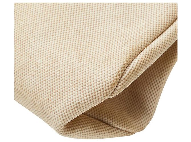 Hermès Zaino Hermes Herbag Ad PM Toile H in pelle Ash Marrone Beige - vista 6