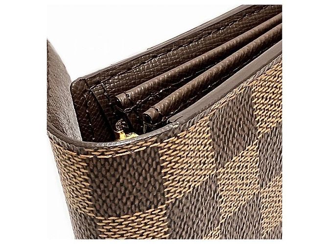Portafoglio Lungo Damier Sarah di Louis Vuitton Marrone - vista 3