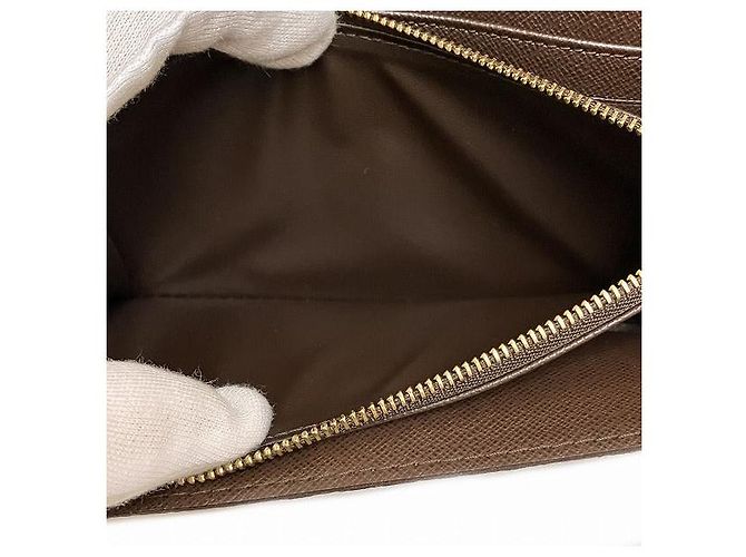 Portafoglio Lungo Damier Sarah di Louis Vuitton Marrone - vista 6