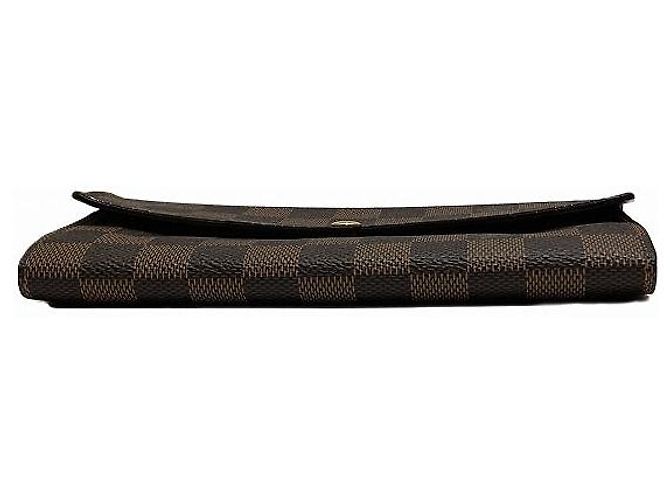 Portafoglio Lungo Damier Sarah di Louis Vuitton Marrone - vista 9