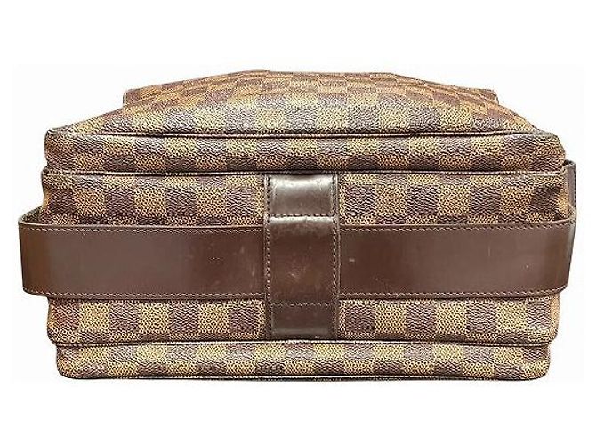 Borsa a Spalla Naviglio Damier Louis Vuitton Marrone - vista 3