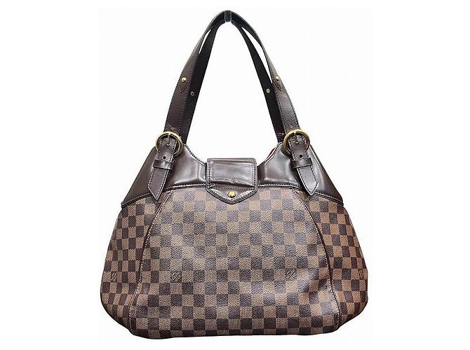 Borsa 2 in 2 Louis Vuitton Sistina GM Damier Marrone - vista 2