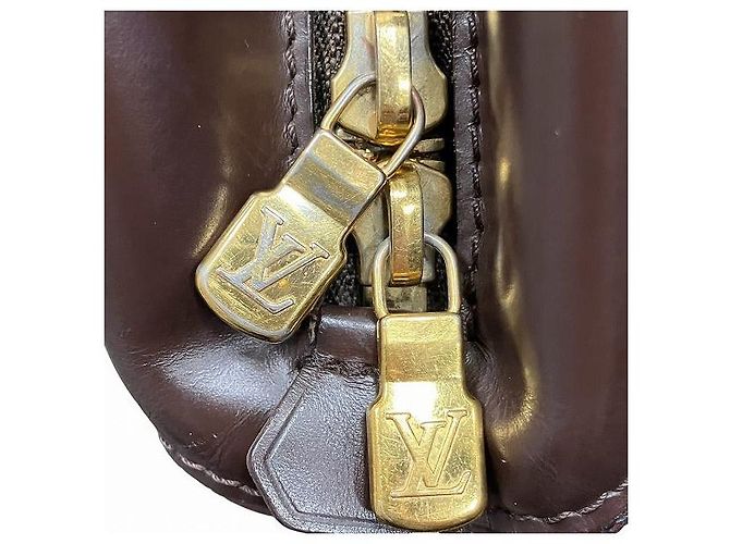 Borsa 2 in 2 Louis Vuitton Sistina GM Damier Marrone - vista 8