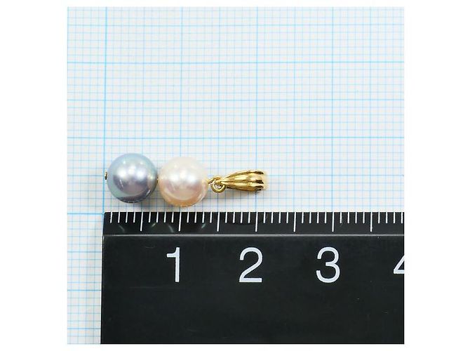 Pingente de pérola K18YG TASAKI - vista 3
