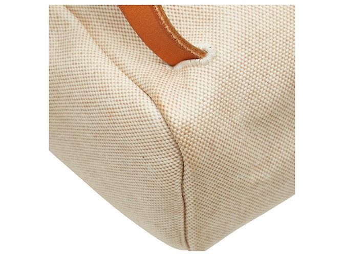 Hermès Herbag Ad MM Toile H Leder Rucksack Braun - Ansicht 4