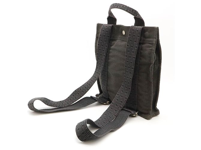 Hermès Hermes Canvas Rucksack Aline PM Grau - Ansicht 2
