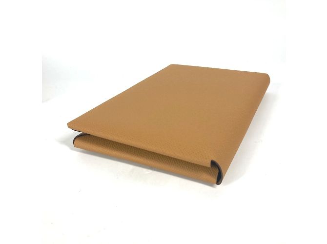 Pochette Piatta Calvi GM di Hermès Marrone Rosa - vista 3
