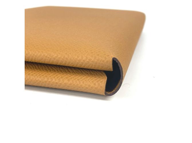 Pochette Piatta Calvi GM di Hermès Marrone Rosa - vista 6