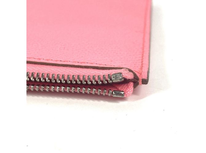 Pochette Piatta Calvi GM di Hermès Marrone Rosa - vista 9