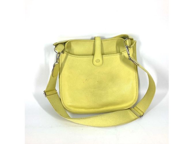 Borsa a tracolla Hermès Evelyn 3 GM D'oro Giallo - vista 2