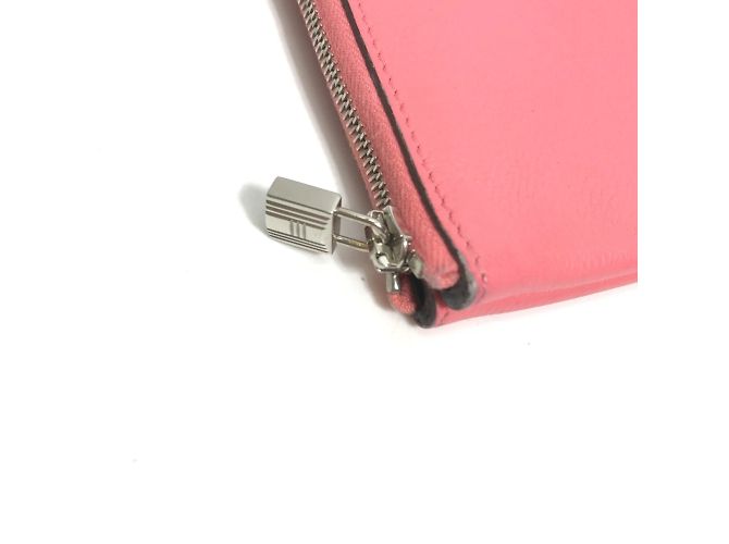 Hermès Pochette Hermes Atout GM in Rosa Azalee - vista 4