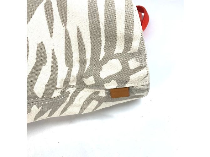 Hermès HERMES Borsa Tote da Spiaggia Beige Arancione - vista 4