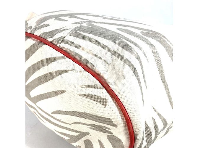 Hermès HERMES Borsa Tote da Spiaggia Beige Arancione - vista 6